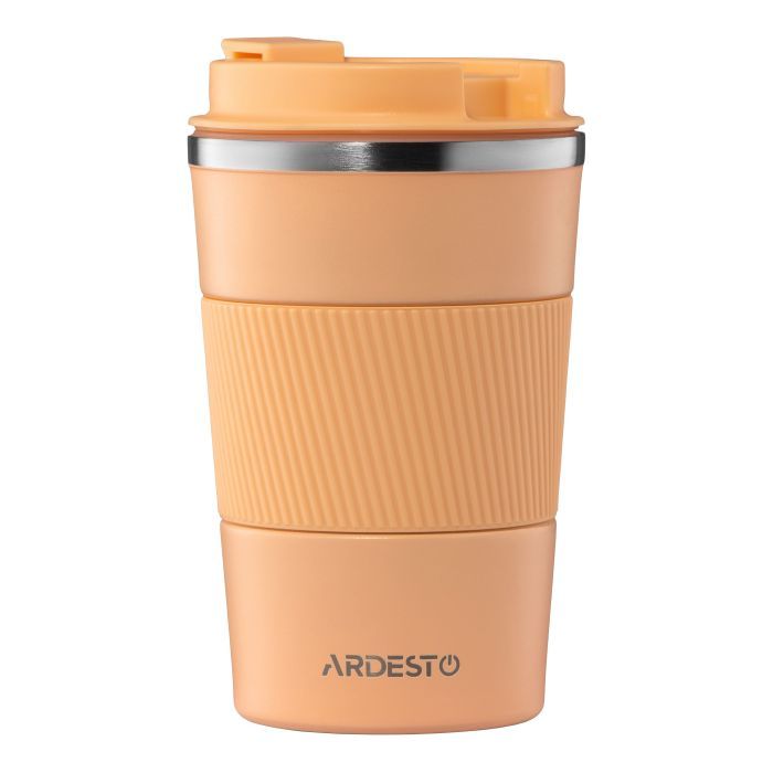 Термокружка Ardesto Urban Peach Fuzz 380мл, нержавіюча сталь (AR2638PF)