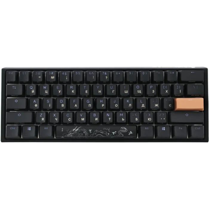 Клавиатура Ducky One 3 Mini Cherry MX Red RGB UA USB White (DKON2161ST-RUAPXPWWWSC1) изображение 2