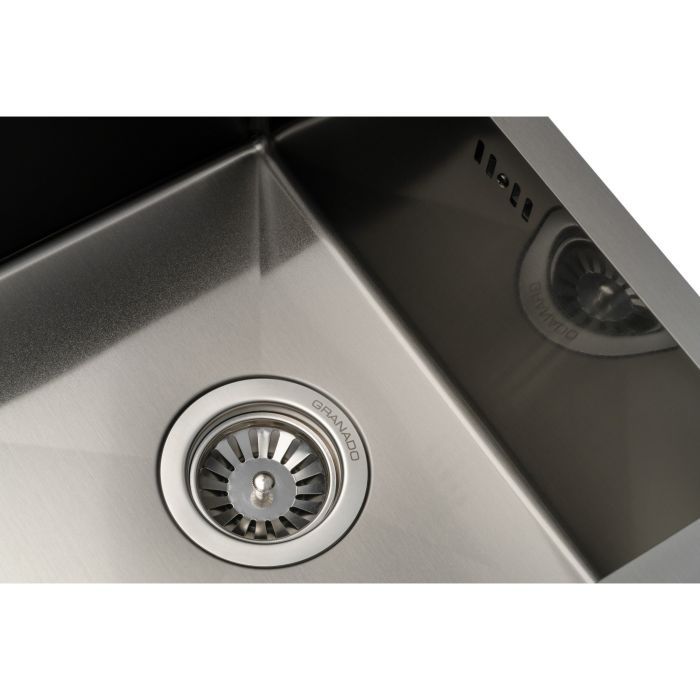Мойка кухонная GRANADO Under top STEEL S201 black (GS08201B) изображение 5