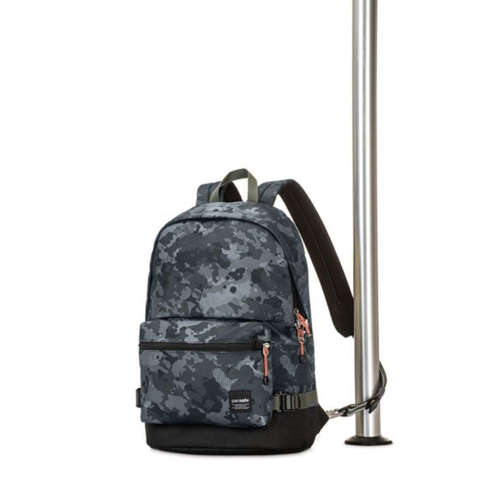 Рюкзак туристический Pacsafe Slingsafe LX400 backpack чорний-камуфляжний (45335802) изображение 3