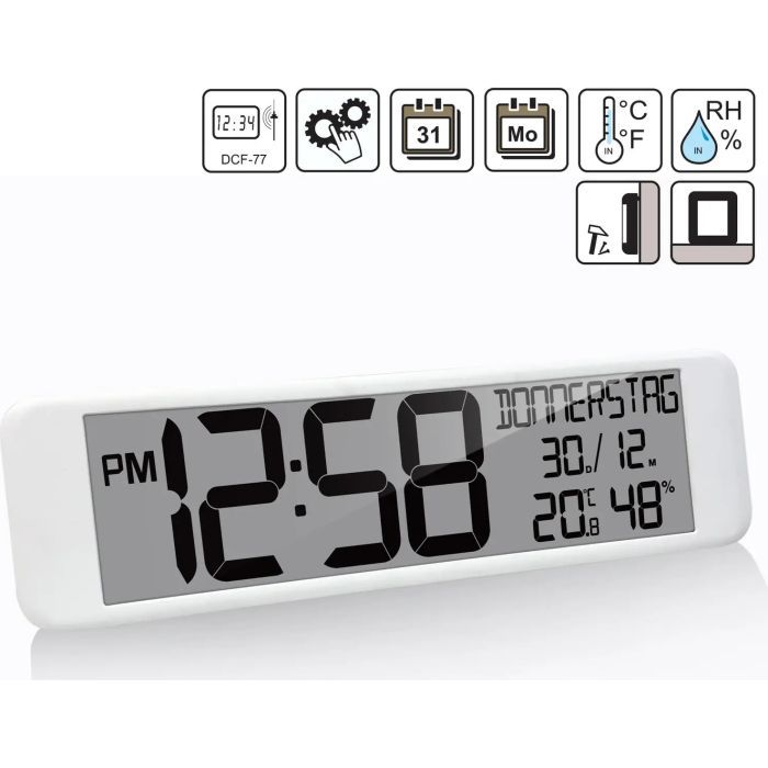 Настенные часы Technoline WS8120 White (DAS302710) изображение 4
