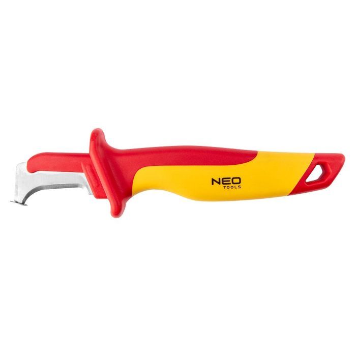 Нож монтажный Neo Tools диэлектрический, 1000V, изогнутое лезвие, 180мм (01-553) изображение 7