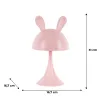 Ночник Kite Светильник LED с аккумулятором Simple Bunny, розовый (K25-317-1-2) изображение 6