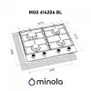 Варочна поверхня Minola MGG 614204 BL зображення 10