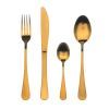 Набор столовых приборов Bergner Munich gold matt 24 предмета (BG-5134-GD)