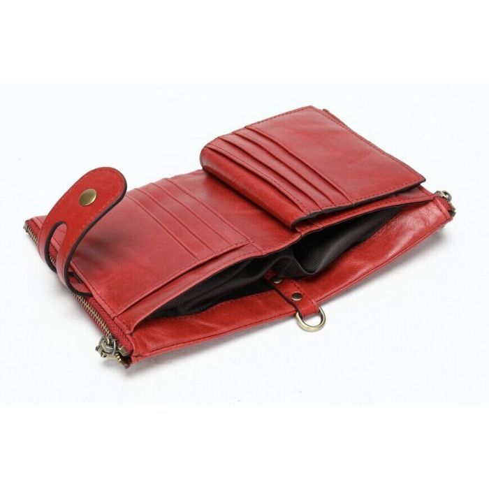 Гаманець Vintage Універсальний Червоний (14680) зображення 9