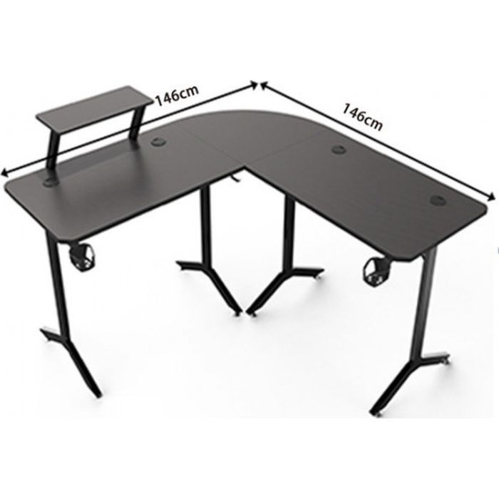 Компьютерный стол GT Racer GT Racer T-1247 (146x146x60x73) Black (T-1247 (146x146x60x73) Black) изображение 4