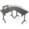 Компьютерный стол GT Racer GT Racer T-1247 (146x146x60x73) Black (T-1247 (146x146x60x73) Black) изображение 4