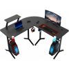 Компьютерный стол GT Racer GT Racer T-1247 (146x146x60x73) Black (T-1247 (146x146x60x73) Black) изображение 5