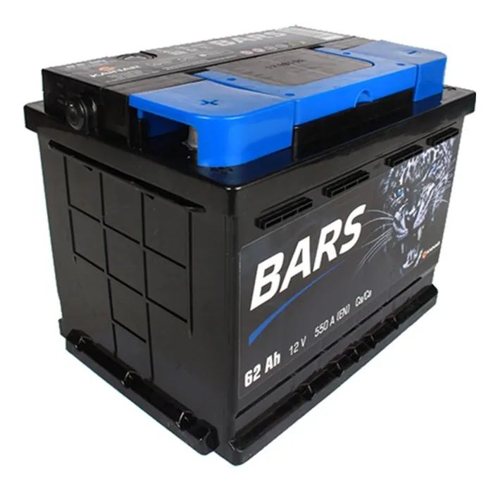 Аккумулятор автомобильный Bars 62Ah Ев (-/+) (550EN) изображение 2