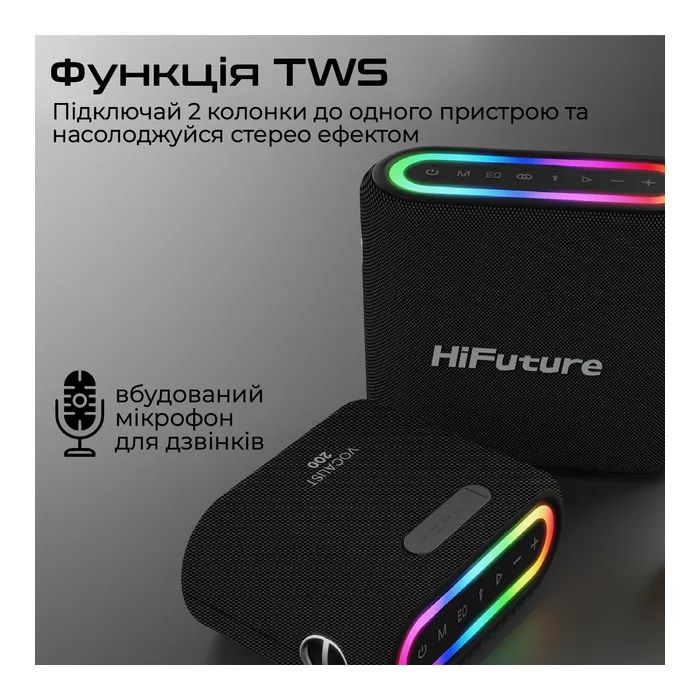 Акустическая система HiFuture Vocalist 200 Black (vocalist200.black) изображение 7