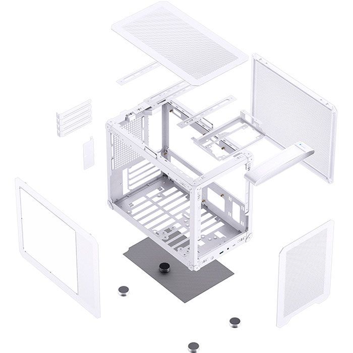 Корпус JONSBO C6 MAX White изображение 11