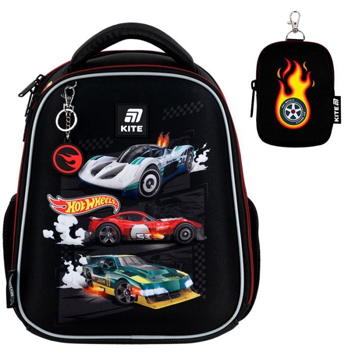 Портфель Kite Education 555 Hot Wheels (HW25-555S) изображение 3