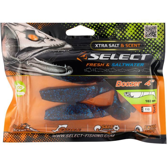 Силікон рибальський Select Boozer 4" 900 (3 шт/уп) (1870.32.42) зображення 2