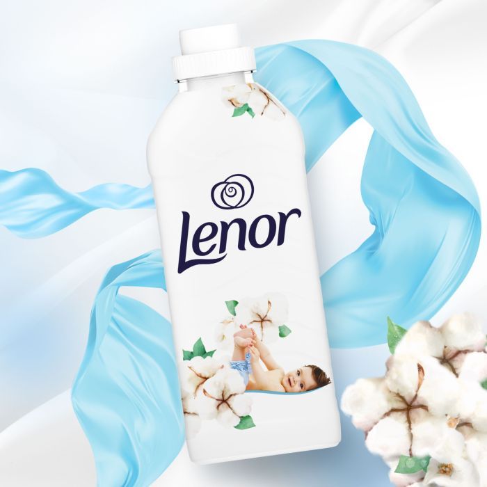 Кондиционер для белья Lenor Для чувствительной кожи Свежесть хлопка 1200 мл (8006540889619) изображение 3