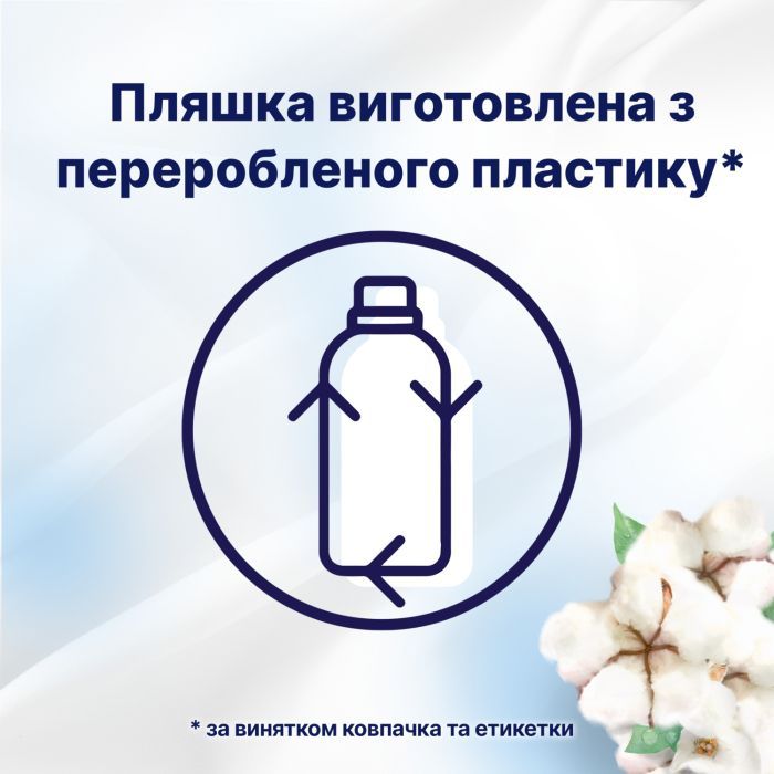 Кондиционер для белья Lenor Для чувствительной кожи Свежесть хлопка 1200 мл (8006540889619) изображение 7