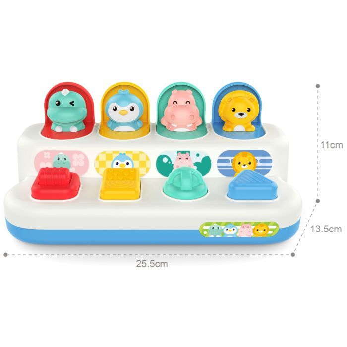 Розвиваюча іграшка Iggy Ziggy Pop-Up Animals (3858894670925) зображення 2