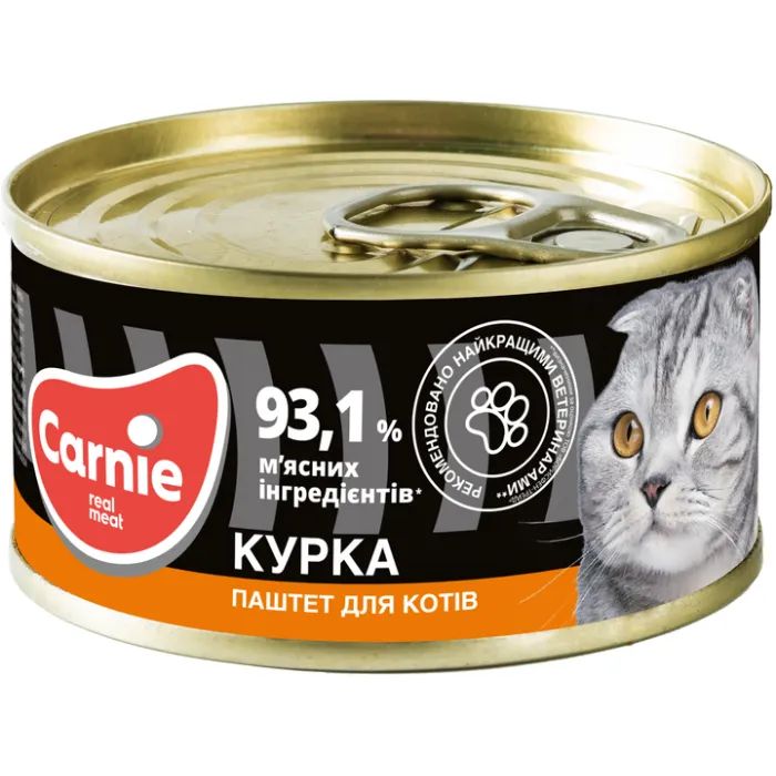 Паштет для кошек Carnie мясной с курицей 100 г (4820255190013)