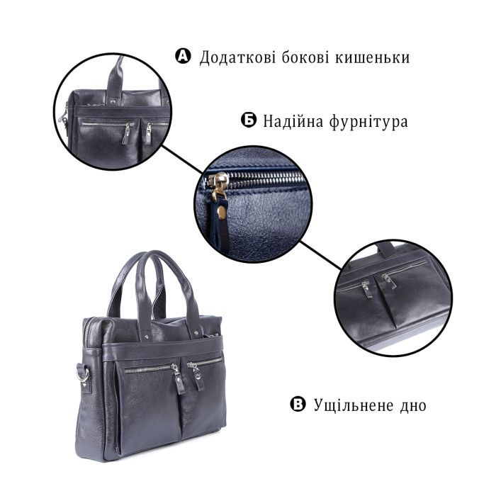Сумка Shvigel Синяя (00976) изображение 4