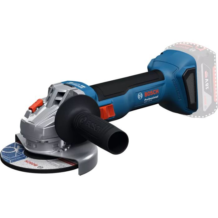 Шлифовальная машина Bosch GWS 18V-8 125мм, 11000об/мин, 1.6кг (без АКБ и ЗУ) (0.601.9N9.000)