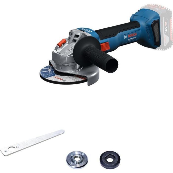 Шлифовальная машина Bosch GWS 18V-8 125мм, 11000об/мин, 1.6кг (без АКБ и ЗУ) (0.601.9N9.000) изображение 2