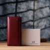 Кошелек ST Leather Из натуральной кожи Бордовый (23089) изображение 11