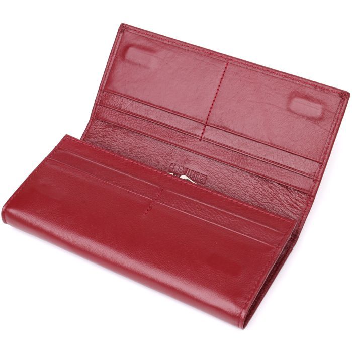 Кошелек ST Leather Из натуральной кожи Бордовый (23089) изображение 5