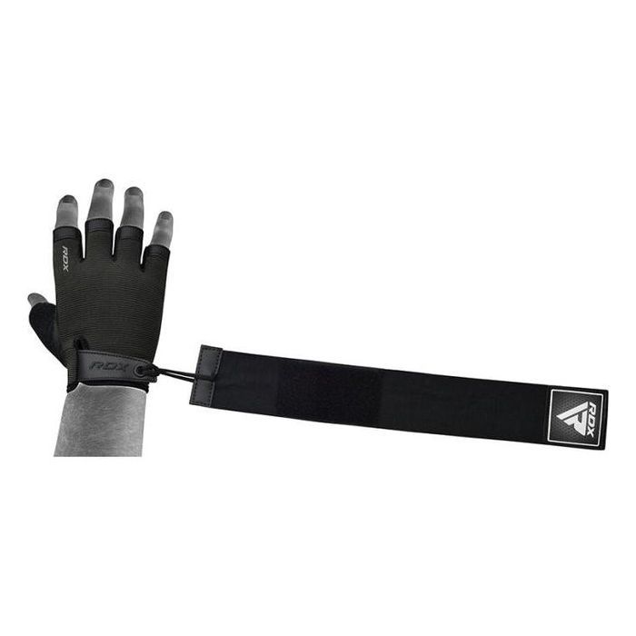 Перчатки для фитнеса RDX T2 Half Black Plus S (WGA-T2HB-S+) изображение 2