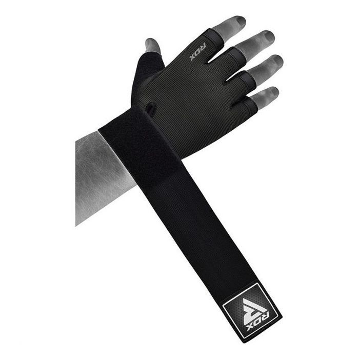 Перчатки для фитнеса RDX T2 Half Black Plus S (WGA-T2HB-S+) изображение 4