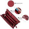 Кошелек ST Leather Кожаный с отделением под телефон Бордовый (23102) изображение 4