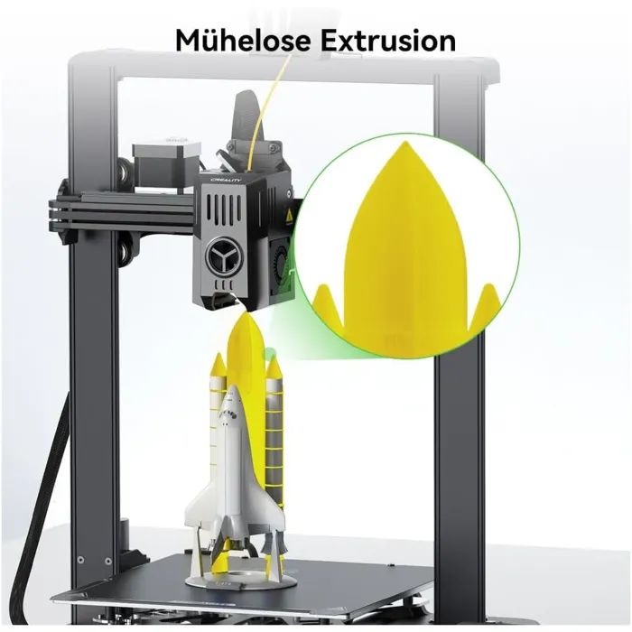 Пластик для 3D-принтера Creality Hyper PETG 1.75мм, black 2кг +white 2кг (3301030078) изображение 5