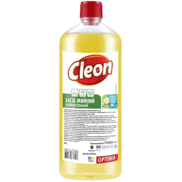 Средство для мытья пола Cleon Универсальное Лимон 1 л (4820289450145)