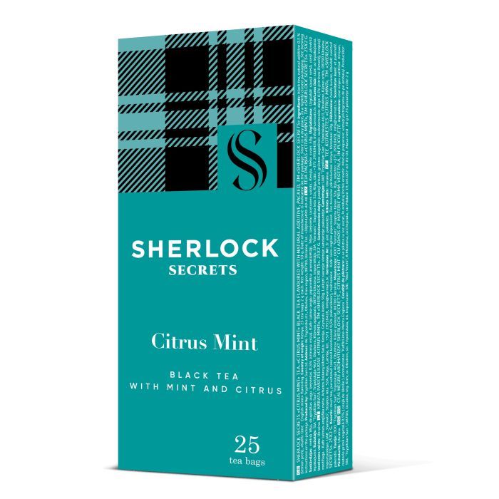 Чай Sherlock Secrets Citrus Mint черный 25х2 г (shs.01138)