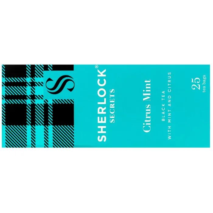 Чай Sherlock Secrets Citrus Mint черный 25х2 г (shs.01138) изображение 4