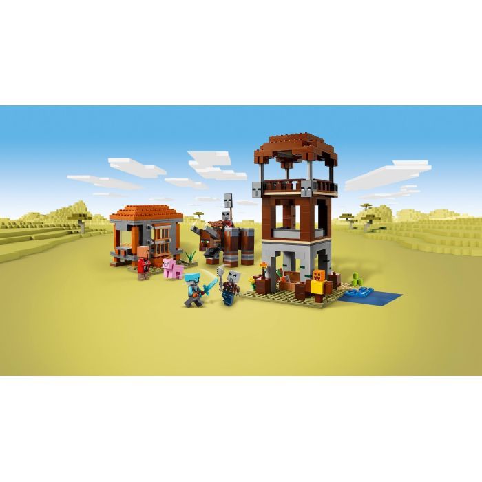 Конструктор LEGO Minecraft Аванпост розбійників та спустошувач (21278) зображення 12