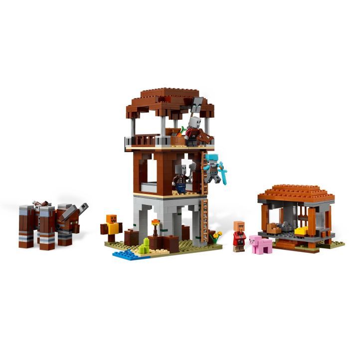 Конструктор LEGO Minecraft Аванпост розбійників та спустошувач (21278) зображення 4