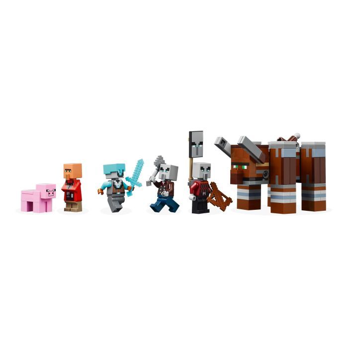Конструктор LEGO Minecraft Аванпост розбійників та спустошувач (21278) зображення 5