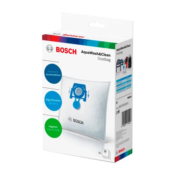 Мішок для пилососу Bosch Мішки-пилозбірники, 4 шт (BBZWD4BAG)