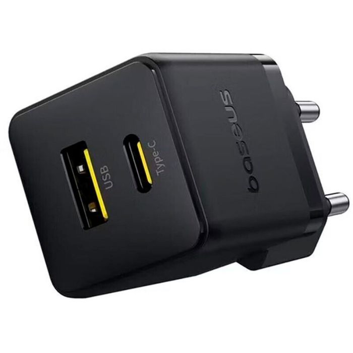 Зарядное устройство Baseus Palm Fast Charger C+U 30W cluster black (P1011160A113-00) изображение 4