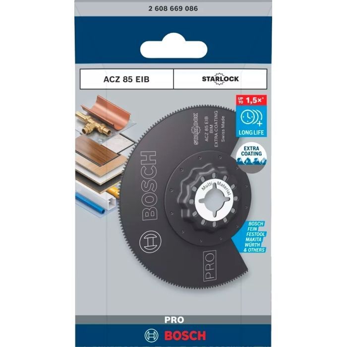 Диск пильний Bosch PRO StarlockBIM Wood Met ACZ85EB (2.608.669.086) зображення 8