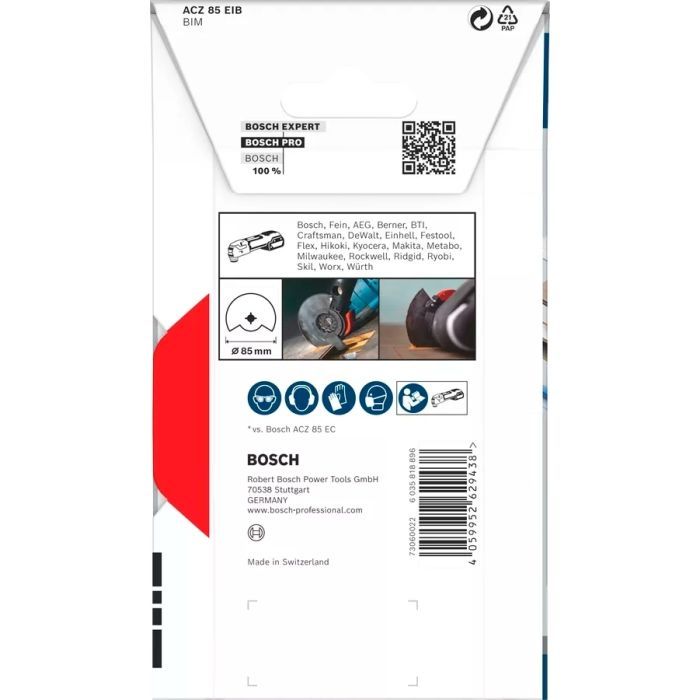 Диск пильний Bosch PRO StarlockBIM Wood Met ACZ85EB (2.608.669.086) зображення 9