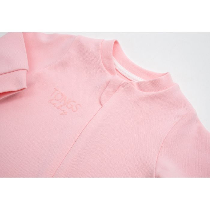 Человечек детский Tongs на молнии (3656-62G-pink) изображение 3