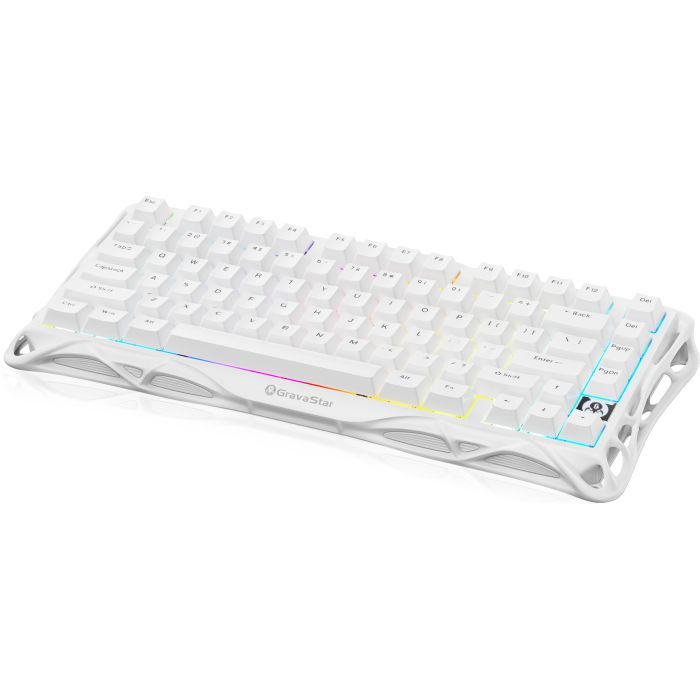 Клавіатура GravaStar Mercury K1 Lite Wireless/Bluetooth/USB UA White (GSK1LITE_WHT) зображення 2