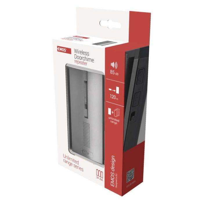 Дверний дзвінок EMOS бездротовий P5763R 3x AA for P5760, P5763, P5760T (P5763R) зображення 8