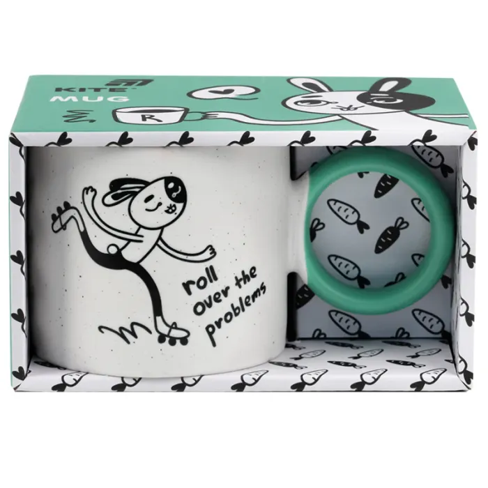 Чашка Kite 370 мл Donut racoon (K25-220-2) зображення 4