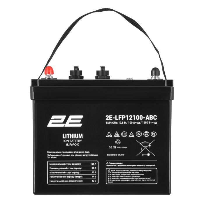 Батарея LiFePo4 2E 12V-100Ah, ABC 4S (2E-LFP12100-ABC) изображение 2