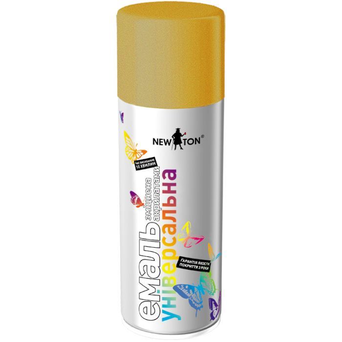 Аерозольна фарба для автомобіля New Ton універсальна церковне золото, аер. 400 мл (000008010)