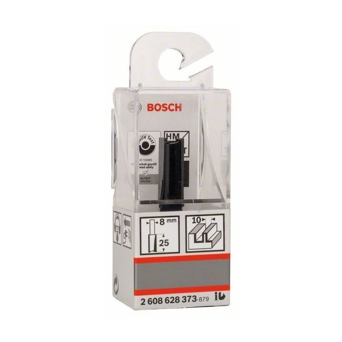 Фреза Bosch Professional пазова з двома лезами, Std, S8, D8, L20 (2.608.628.381) зображення 6