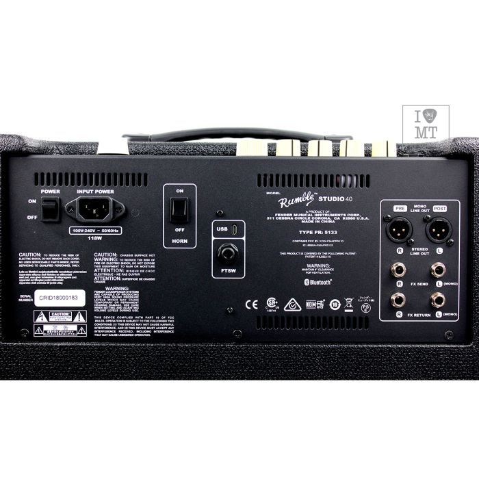 Комбопідсилювач Fender Rumble Studio 40 (227112) зображення 4