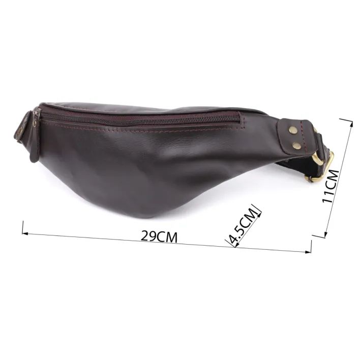 Сумка Shvigel Из натуральной кожи Коричневая (23135) изображение 3